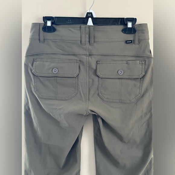 prAna Halle Capri II in Slate Green Standard Fit Outdoor Hiking Size 4 NWT - Picture 5 of 16